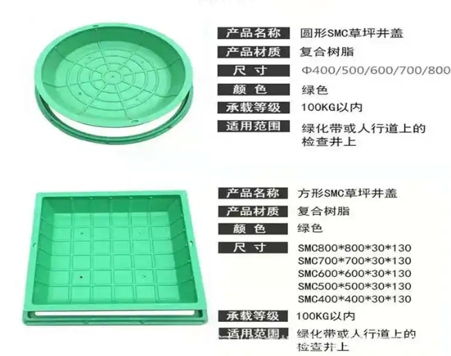 路南树脂复合种植井盖展示