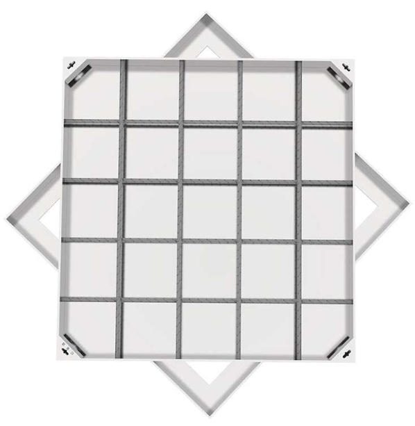 路南不锈钢方井展示